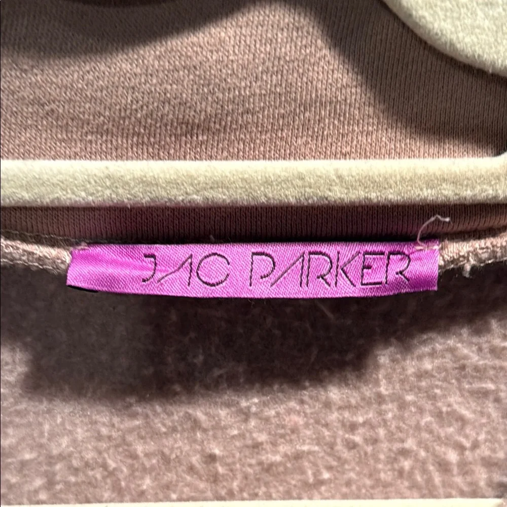 Jac Parker Soft Pink Fleece Pullover Quarter Zip - Picture 3 of 3